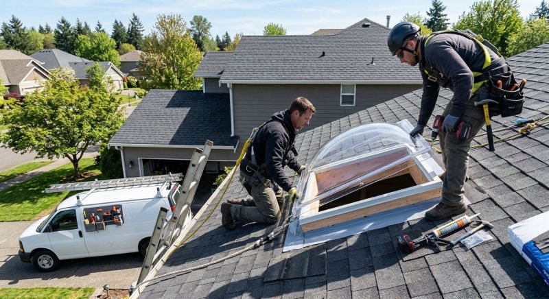 Dome Skylight Replacement in Gig Harbor, WA